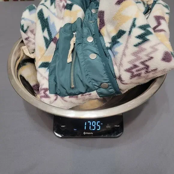 RSQ Fleece Pullover Jacket Aztec Southwestern Quarter Snap Mock Neck - Picture 10 of 10